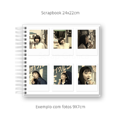 ÁLBUM SCRAPBOOK BRANCO 24X22CM CAPA LISA - loja online