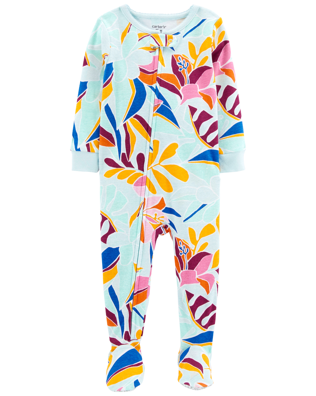 Carter s Osito Pijama Algodon cierre Floral 2N719510