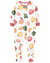 Carter´s Osito-Pijama Micropolar Cierre Frutas