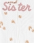 Carter's Osito-Pijama Algodón Cierre "LITTLE SISTER" - comprar online