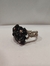 ANILLO FLOWER POWER NEGRO - Showroom Namaste