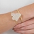 Bracelete Ártemis drusa de cristal banhado a ouro - comprar online