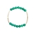 Bracelete Anahata pedra quartzo verde - comprar online