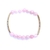 Bracelete Anahata pedra quartzo rosa - comprar online