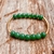 Bracelete Anahata pedra quartzo verde na internet