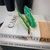 Borboleta de pedra ágata verde home decor com bordas folheadas a ouro - comprar online