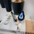 Borboleta de pedra ágata azul home decor com bordas folheadas a ouro - comprar online