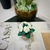 Vaso de flor home decor de pedra dolomita branca P - comprar online
