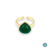 Anel Isadora gota de ágata verde - comprar online