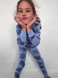 Pijama Yaguareté - verbena LARGO - comprar online