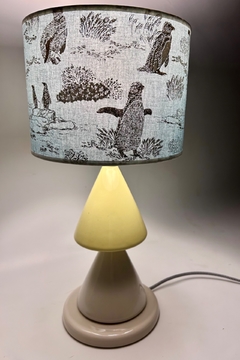 Lámpara de mesa con pantalla Pingüino de Magallanes - marlo