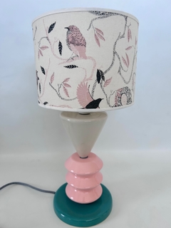 Lámpara de mesa con pantalla Hornero