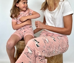 Pijama Cauquén rosa - CORTO en internet