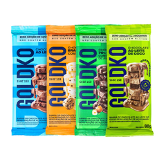 Barra de Chocolate zero açucar GoldKo 80g