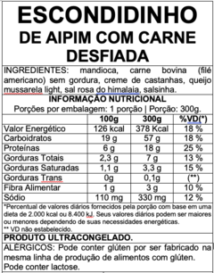 Escondidinho de aipim com carne desfiada na internet