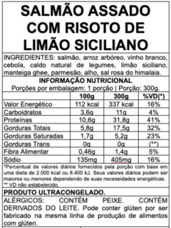 Salmão assado com risoto de limão siciliano na internet