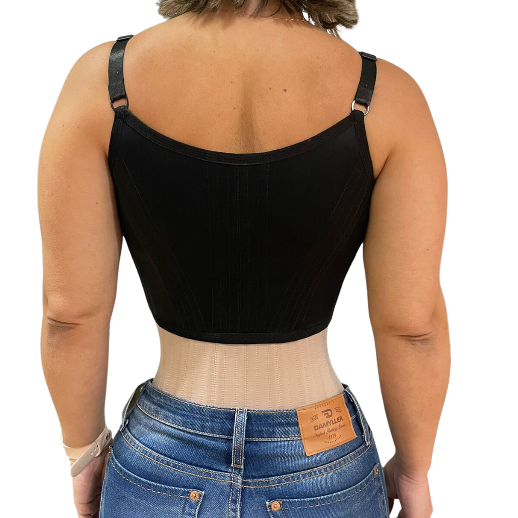 corset cropped plus size