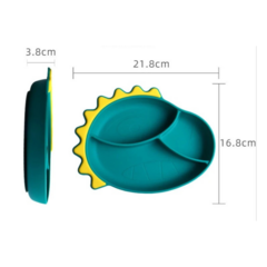 Plato silicona anticaida Dino Verde en internet