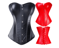 Corselet Couro Sintético Cod 032