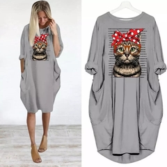 Vestido Gato Cód 2090 - loja online