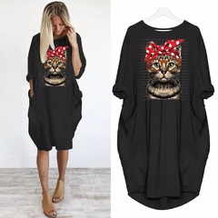 Vestido Gato Cód 2090 - Boutique dos Importados