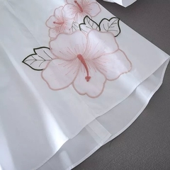 Blusa Flores Bordadas Cod 0028 - loja online