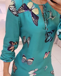 Vestido borboleta Cód 2107 - comprar online