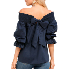 Blusa laço Cód 2198 - Boutique dos Importados