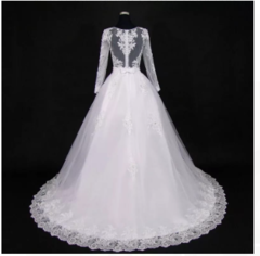 Vestido de Noiva 2 em 1 Angelina Cod 0518