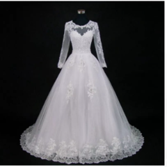 Vestido de Noiva 2 em 1 Angelina Cod 0518 - Boutique dos Importados