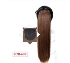 Imagem do Aplique de Cabelo Liso Rabo de Cavalo Cod 002