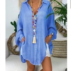 CAMISA LONGA FEMININA CHEMISE  Cod 656 - comprar online