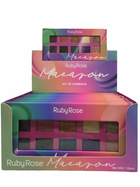 HB1052X3 Set de 3 paletas de sombras Macaron - Ruby Rose