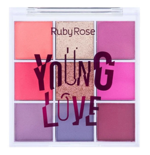 (HB1072) - Paleta youg love sombras metalicas - Ruby Rose
