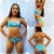 Sunkini Swim Floral Blue