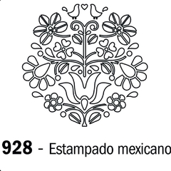 928 Estampado mexicano 15x15 - comprar online
