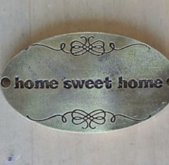 Chapa Home Sweet Home oval - comprar online