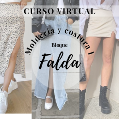 Curso virtual Moldería y costura - bloque FALDA