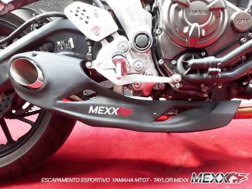 Escapamento Esportivo Full 2x1 Yamaha Mt 07 Taylor Made Mexx