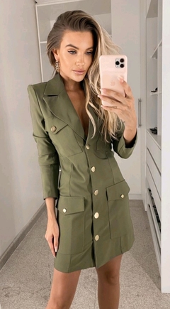 Vestido Blazer Militar - Comprar em Boutique 54