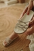 Sandália Rasteira com Strass Mariah Uzze Sapatos Off - comprar online
