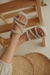 Sandália Papete com Strass alta Z tira grossa Uzze Sapatos Off na internet