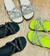 Sandália Papete com Strass Lulu Uzze Sapatos Verde - comprar online