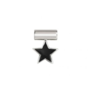 Simbolo Estrella Esmalte Negro