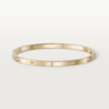 Pulsera Love fina Acero Dorado