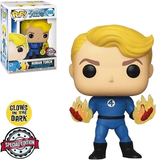 FUNKO POP MARVEL FANTASTIC FOUR - HUMAN TORCH (SUITED) - 568