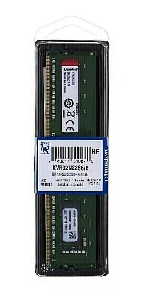 MEMORIA KINGSTON 8GB DDR4 3200MHZ 12V DESKTOP