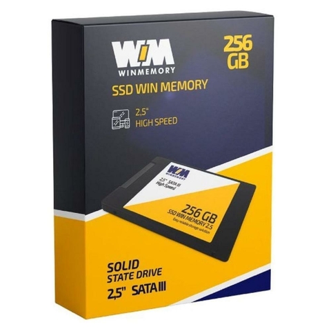 SSD WINMEMORY 256GB SATA3 2.5 7MM SWR256G - comprar online