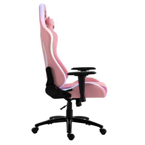 Cadeira Hyend Scarab RGB - Preta/Rosa - loja online