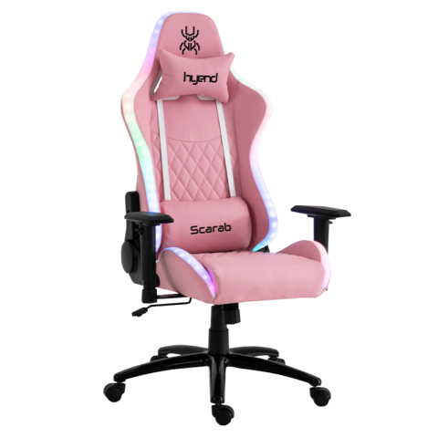Cadeira Hyend Scarab RGB - Preta/Rosa na internet